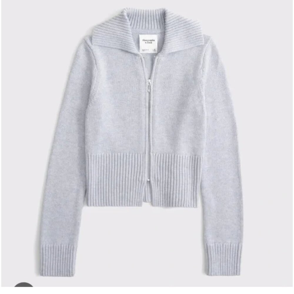 Abercrombie & Fitch zip cardigan